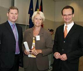 La Berlin, după întâlnirea cu Susanne Kastner, vicepreședintele Bundestag și Günther Krichbaum, președintele Comisiei pentru Afaceri Europene din Bundestag. (arhivă personală)